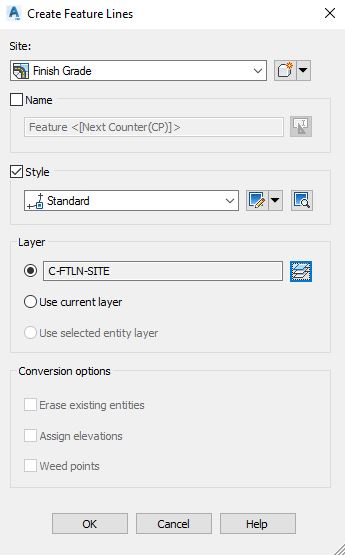 How to Assign Elevations to Feature line from Existing Surface - image 3