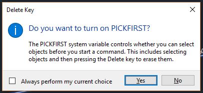 AutoCAD Selection Method problem - image 1