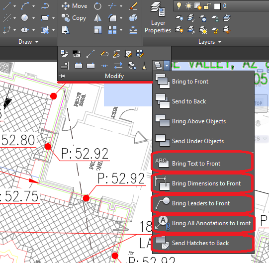 How to Bring all Text to Front in AutoCAD - image 3