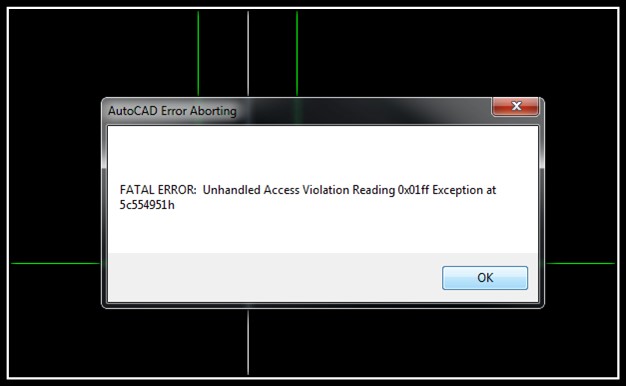 FATAL ERROR in AutoCAD How to Restore Drawing Data - image 1