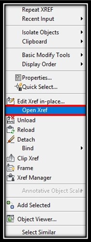 Open or Edit In-place How to edit our Referenced drawing - image 2