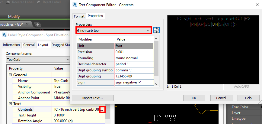 Master Civil 3d Expressions - Add a constant to Surface Labels - image 8