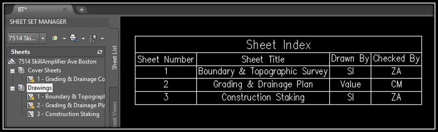 How to Create an Automatic Project Sheet Table in AutoCAD - image 4
