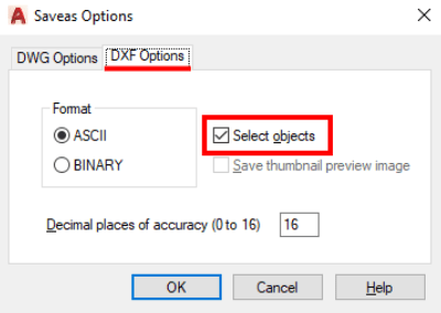How to Export objects to DXF - image 2