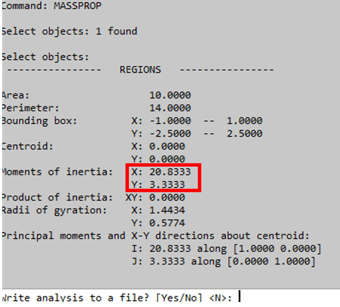 How to Calculate the Moment of Inertia in AutoCAD - image 2