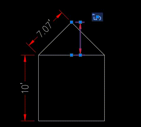 Center vertically dimension text