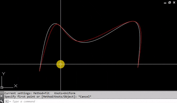 Drawing SPLINE in AutoCAD - image 4