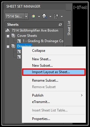 Sheet Set - Managing your Projects - image 11