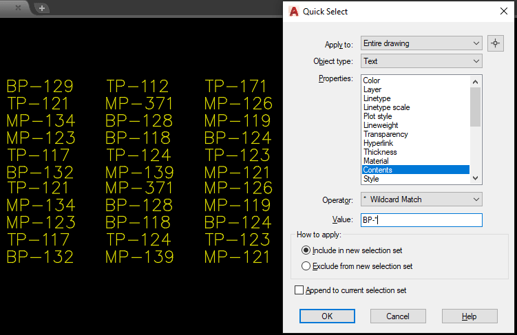 Mastering AutoCAD: Select Text by Content - image 2