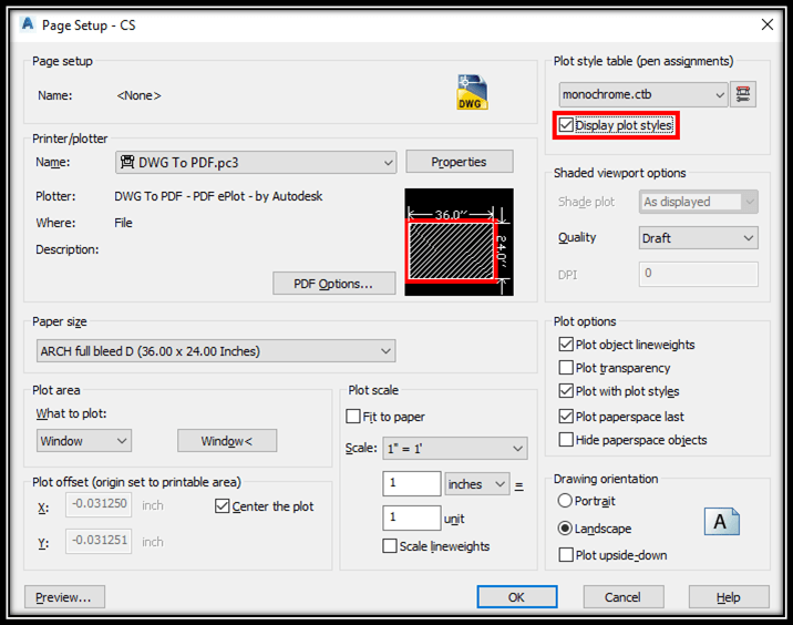 Layout Tab Displays no Colors in AutoCAD - image 3