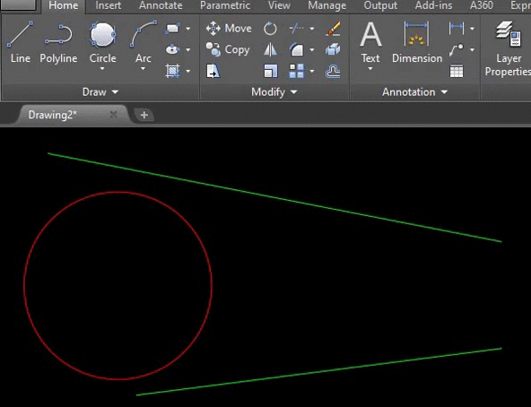 How to Draw Circle Tangent to Two Lines/Circles - image 4
