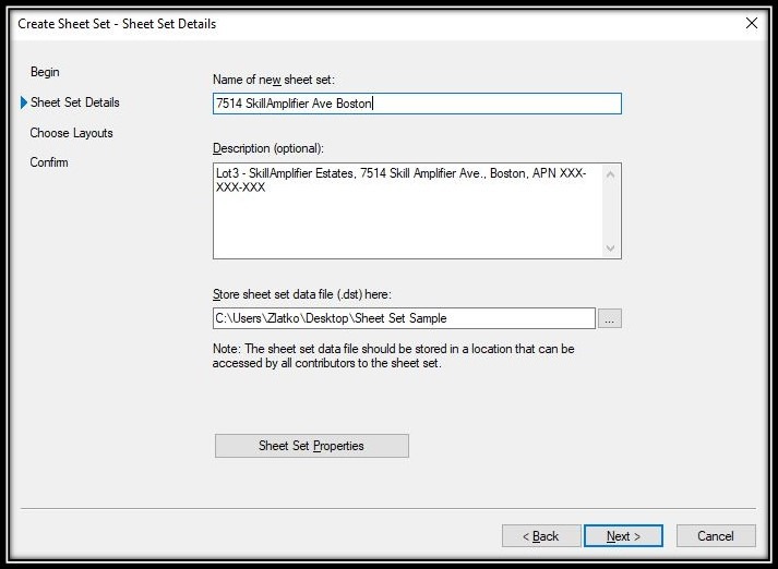 How to Create Sheet Set - image 3