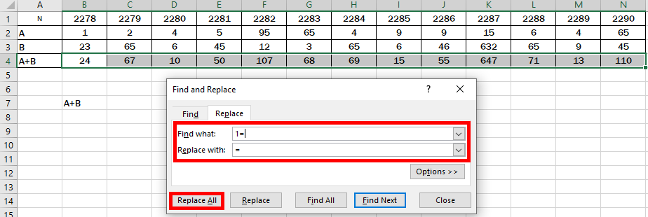 Paste Transposed in Excel and Keep Formula References - image 1