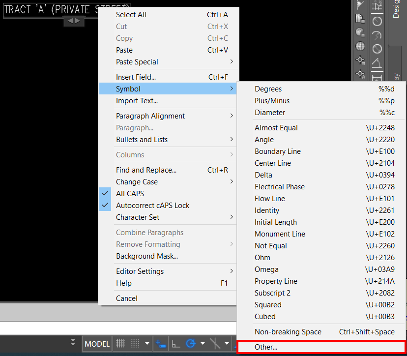 Mastering AutoCAD: How to Add Symbols in MText Objects - image 2