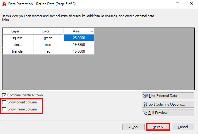 How to create Area Table for Hatch objects in AutoCAD - image 1