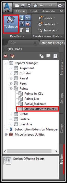 Alignment Stations Through COGO Points - image 2