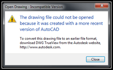 Convert DWG file to Older Version - image 1