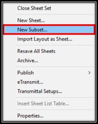 Sheet Set - Managing your Projects - image 6