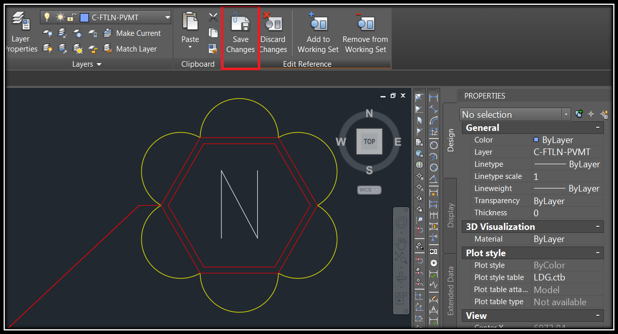 Save changes in block editing