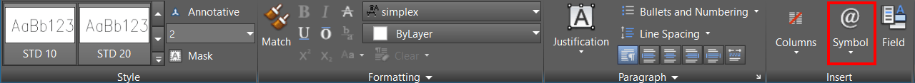 Mastering AutoCAD: How to Add Symbols in MText Objects - image 3