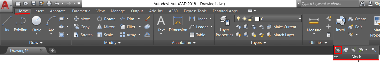 attribute definition autocad