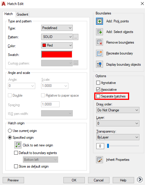 How to Separate Existing Hatches in AutoCAD - image 1
