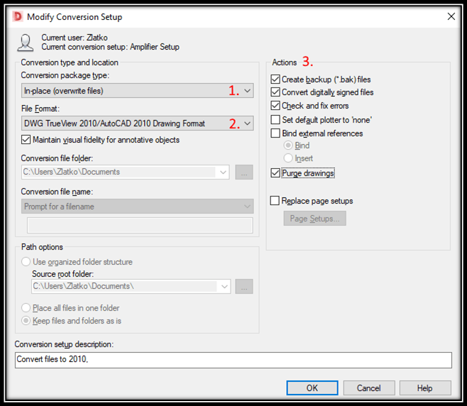 Convert DWG file to Older Version - image 4