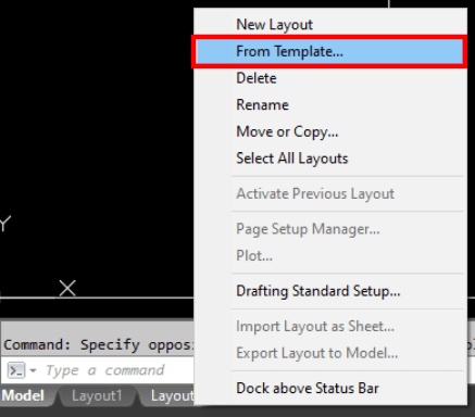 import layout from another drawing