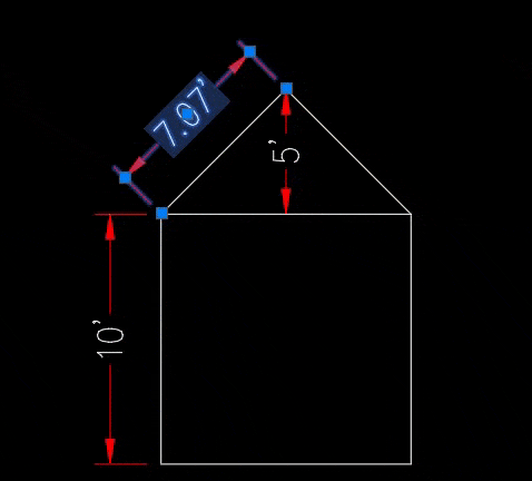 How to use AutoCAD Dimension Grips - image 1